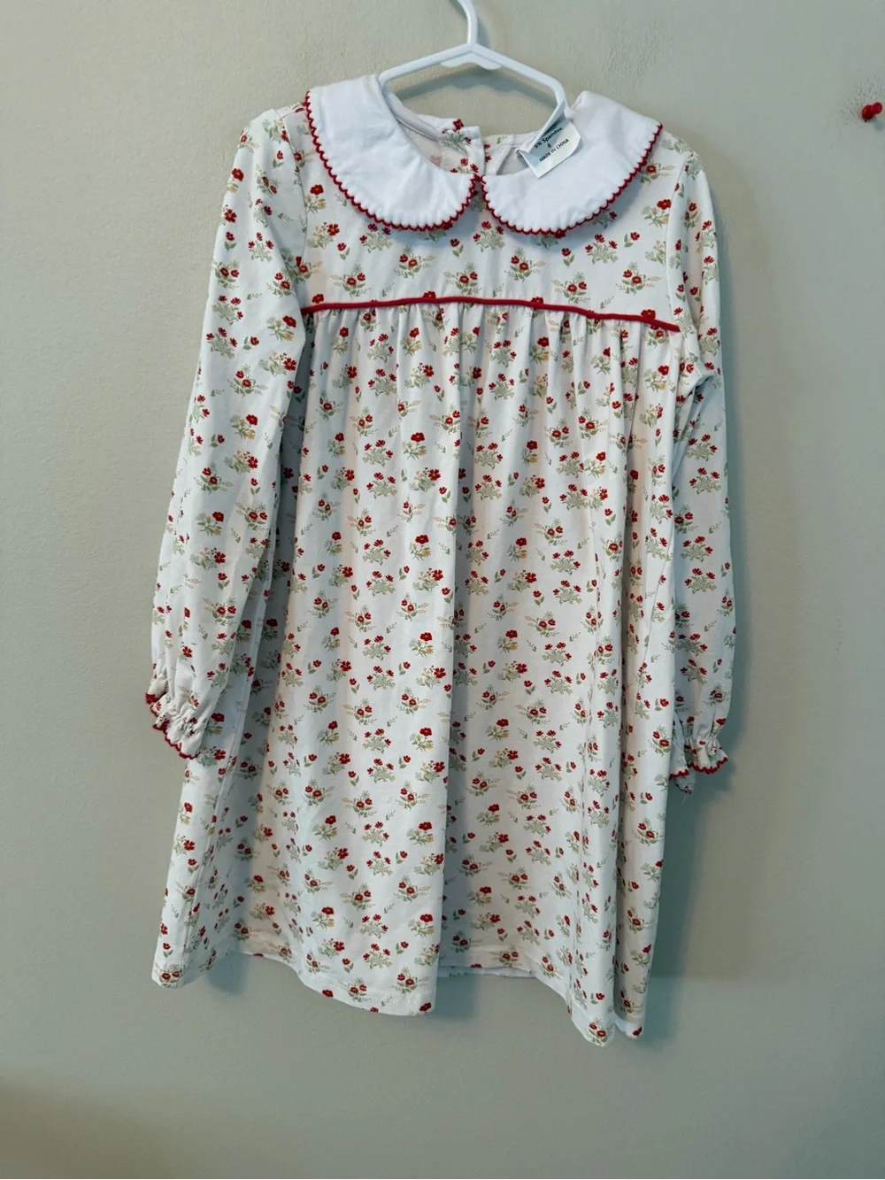 Stitchy Fish Red Floral Dress